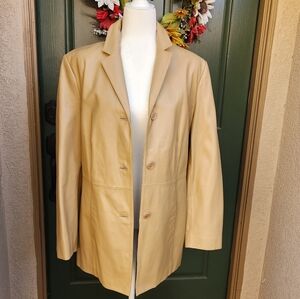 Classic Leather Tan Women's Jacket